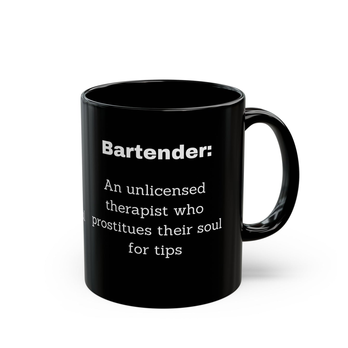 Unlicensed Therapist Mug Black (11oz)