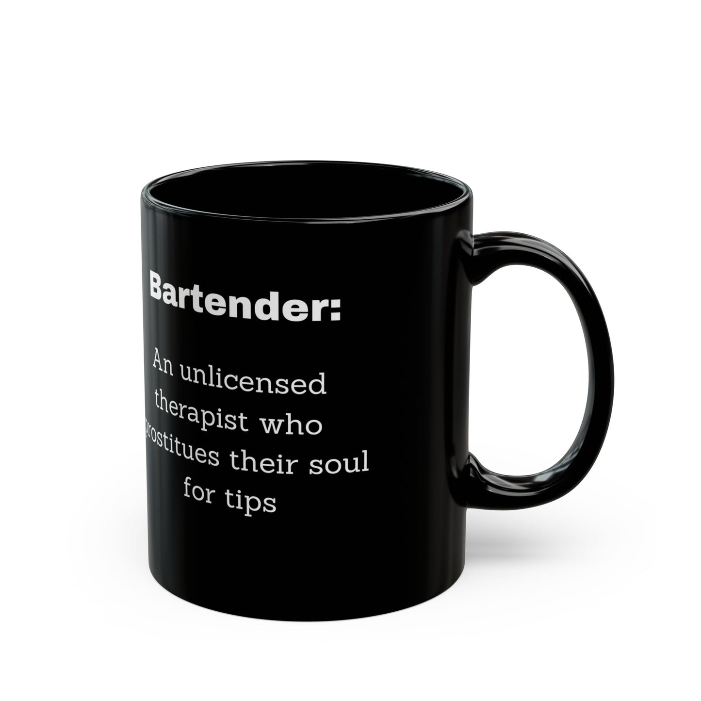 Unlicensed Therapist Mug Black (11oz)