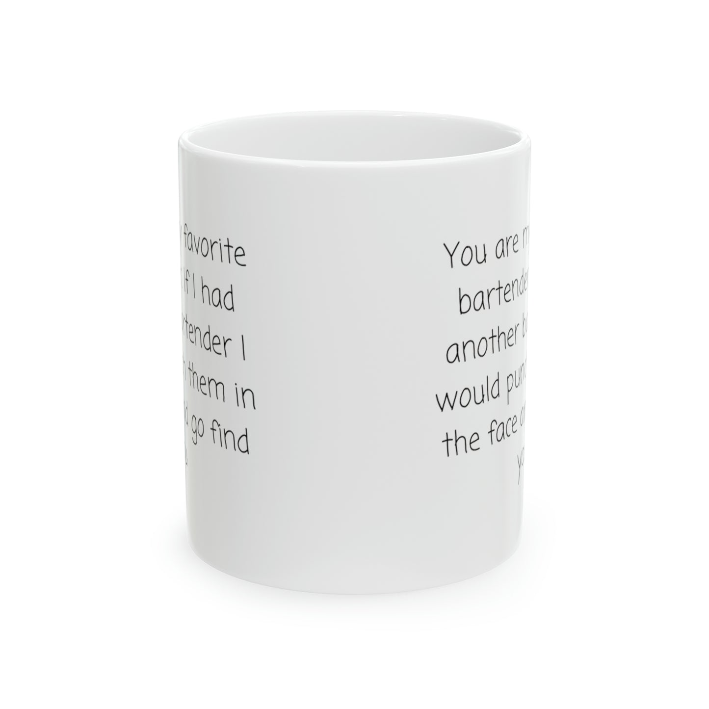 Favorite Bartender Mug White 11oz