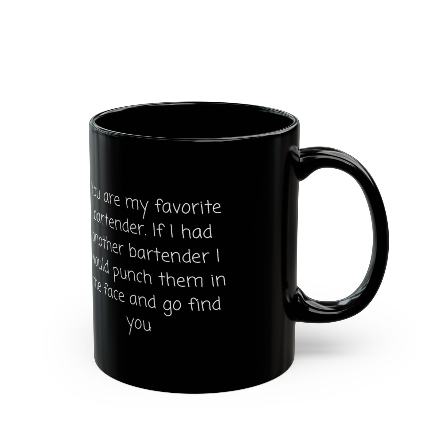 Favorite Bartender Mug (Black)