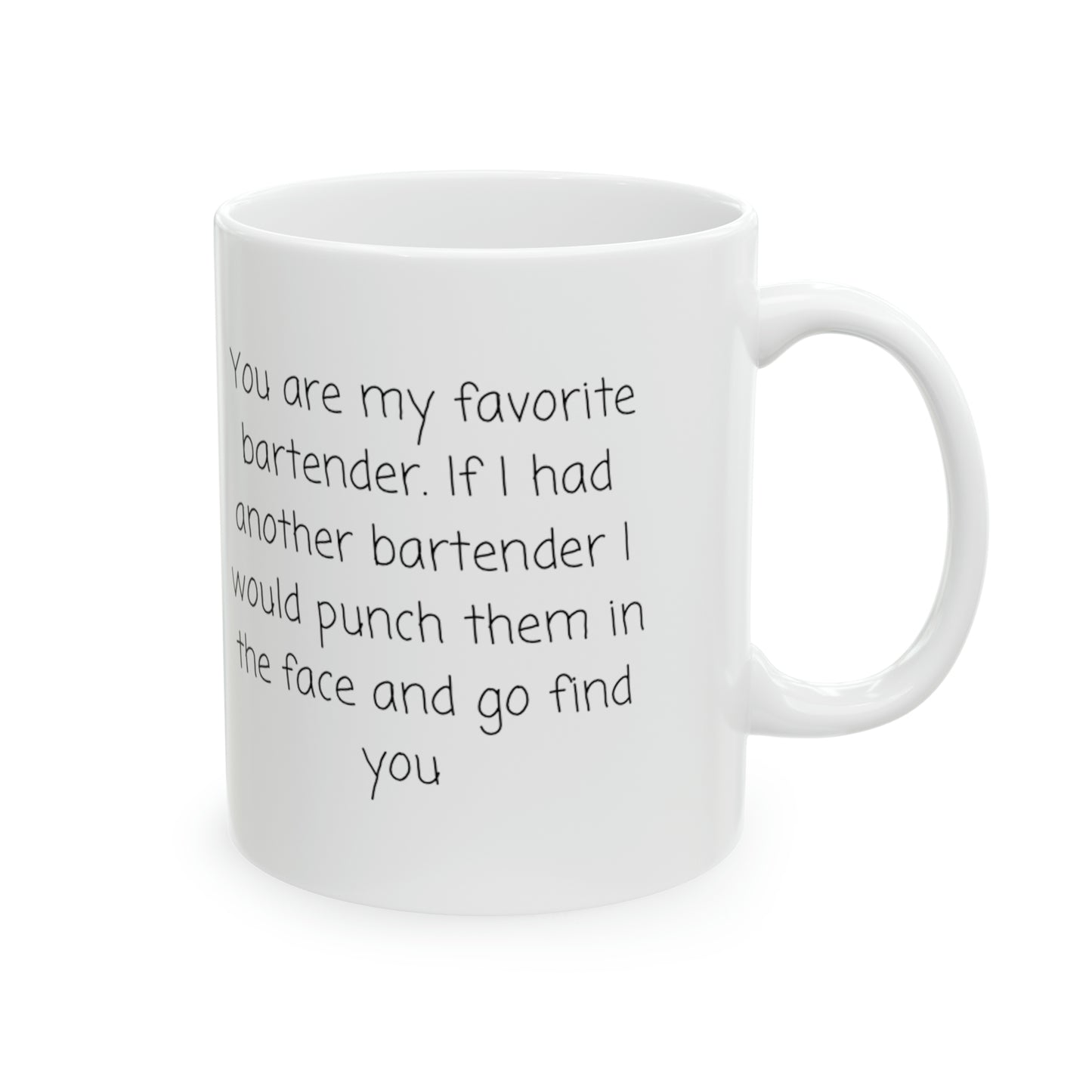 Favorite Bartender Mug White 11oz