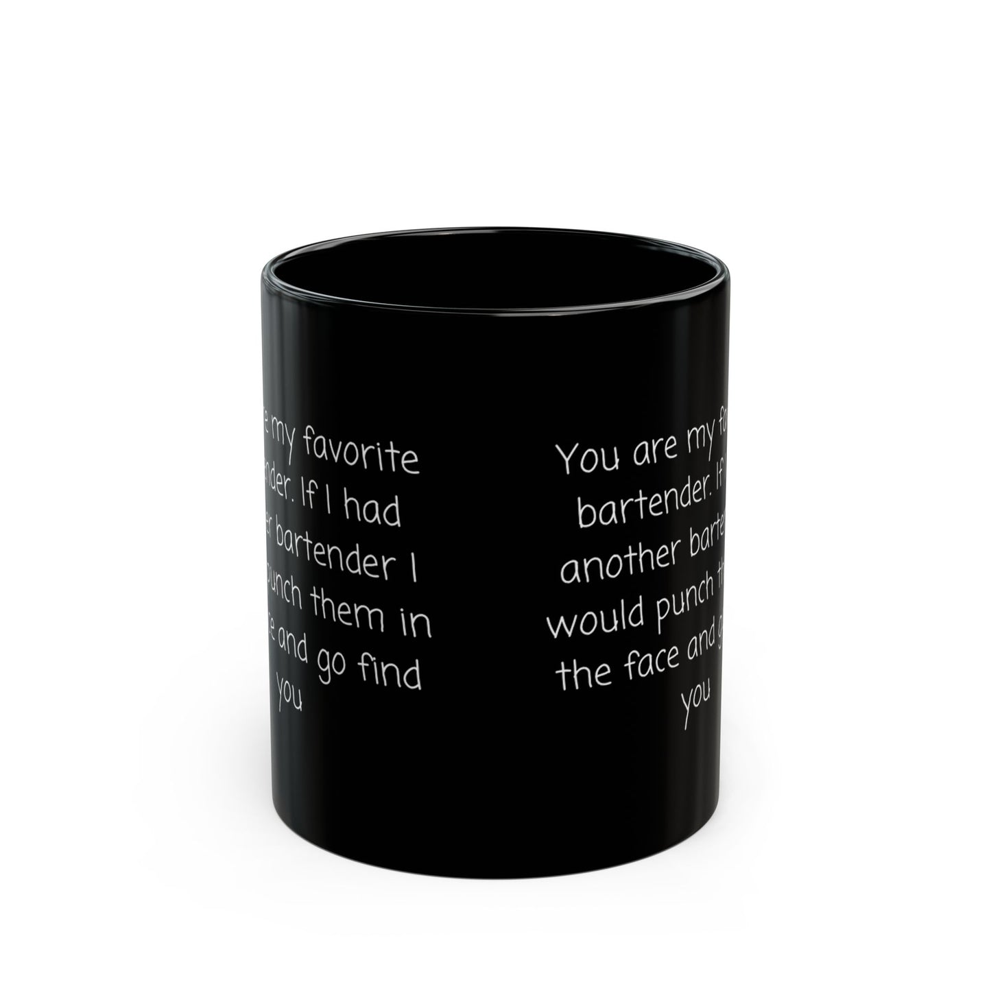 Favorite Bartender Mug (Black)