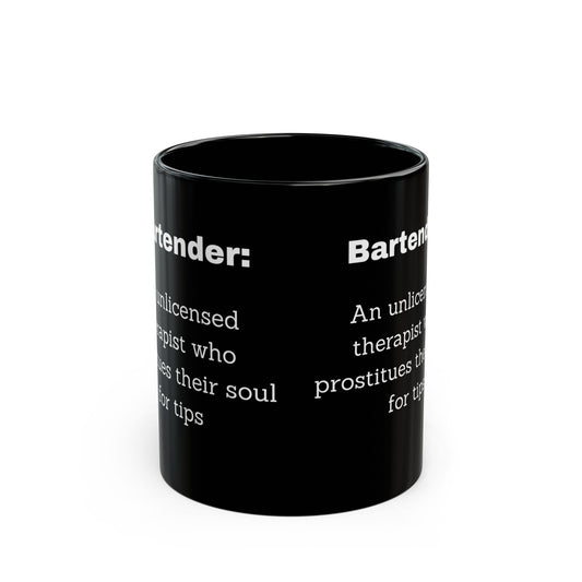 Unlicensed Therapist Mug Black (11oz)